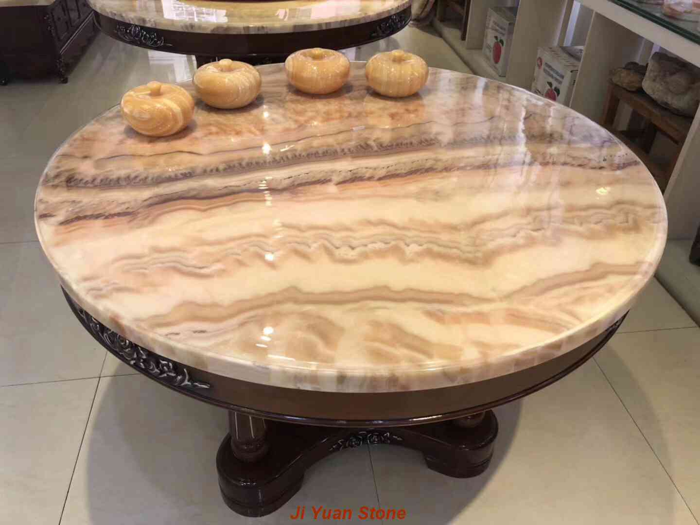round granite kitchen table