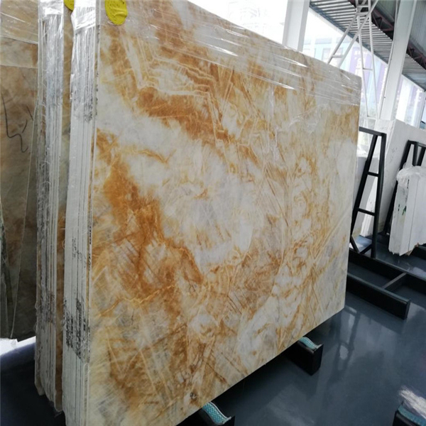 Dubai Gold Marble Stone Slab Tile backsplash for coffee table kitchen countertop vanity top